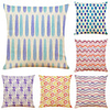 Cushion Cover 6PC Linen Soft Decorative Square Throw Pillow Cover Cushion Case Pillowcase for Sofa Bedroom 45 x 45 cm (18 x 18 Inch) Superior Quality Mashine Washable