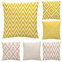 Cushion Cover 6PC Velvet Soft Decorative Square Throw Pillow Cover Cushion Case Pillowcase for Sofa Bedroom 45 x 45 cm (18 x 18 Inch) Superior Quality Mashine Washable