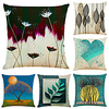 Cushion Cover 6PCS Linen Decorative Square Throw Pillow Cover Cushion Case Pillowcase for Sofa Bedroom 45 x 45 cm (18 x 18 Inch) Superior Quality Machine Washable