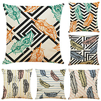 Cushion Cover 6PCS Short Plush Soft Decorative Square Throw Pillow Cover Cushion Case Pillowcase for Sofa Bedroom 45 x 45 cm (18 x 18 Inch) Superior Quality Machine Washable