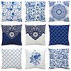 Cushion Cover 9PC Velvet Soft Decorative Square Throw Pillow Cover Cushion Case Pillowcase for Sofa Bedroom 45 x 45 cm (18 x 18 Inch) Superior Quality Mashine Washable