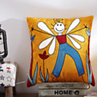 Cushion Cover Cotton Comprehensive Embroidery Abstract Style Home Office Pillow Case Cover Living Room Bedroom Sofa Cushion Cover Pillow Case Cover