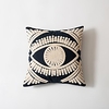 Cushion Cover Cotton Eye of Wisdom Short Velvet Embroidery Pillow Case Cover Living Room Bedroom Sofa Cushion Cover