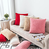 Cushion Cover Cotton Fashion Three-dimensional Rose Flower Plush Sofa Cushion Cover miniinthebox