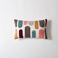 Cushion Cover Cotton Home Office Simplicity Rectangle Short Velvet Embroidery Pillow Case Cover Living Room Bedroom Sofa Cushion Cover