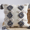 Cushion Cover Cotton Tufted Embroidered Premium Texture Home Office Pillow Case Cover Living Room Bedroom Sofa Cushion Cover Modern Cushion Cover