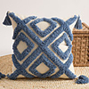 Cushion Cover Cotton Tufted Embroidered Premium Texture Home Office Pillow Case Cover Living Room Bedroom Sofa Cushion Cover Modern Cushion Cover