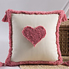 Cushion Cover Cotton Tufted Embroidered Premium Texture Home Office Pillow Case Cover Living Room Bedroom Sofa Cushion Cover Modern Sample Room Cushion Cover