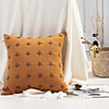 Cushion Cover Double-sided Manual Craftsmanship Soft Decorative Square Throw Pillow Cover Cushion Case Pillowcase for Sofa Bedroom 45 x 45 cm (18 x 18 Inch) Superior Quality Mashine Washable
