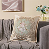 Cushion Cover European Style Retro Exquisite Jacquard Pillow Case Cover Living Room Bedroom Sofa Cushion Cover Modern Sample Room Cushion Cover