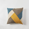 Cushion Cover Fashion Design Cotton Full of Face Embroidered Pillow Case Cover Living Room Bedroom Sofa Cushion Cover Modern Sample Room Cushion Cover