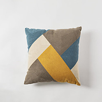 Cushion Cover Fashion Design Cotton Full of Face Embroidered Pillow Case Cover Living Room Bedroom Sofa Cushion Cover Modern Sample Room Cushion Cover