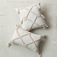 Cushion Cover Fringed Geometric Embroidered Pillowcase Living Room Bedroom miniinthebox