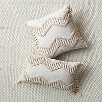 Cushion Cover Fringed Geometric Embroidered Pillowcase Living Room Bedroom Patio Throw Pillow Covers for Garden Farmhouse Bench Couch miniinthebox