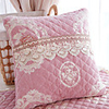 Cushion Cover Luxurious Soft Embroidered Press Side Short Velvet Palace Style Pillow Case Cover Living Room Bedroom Sofa Cushion Cover