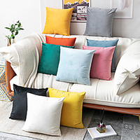 Cushion Cover Modern Simple Thick Dutch Velvet Solid Color Sofa Living Room Bed Room miniinthebox