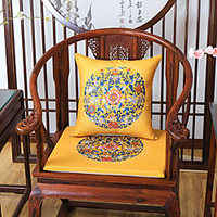 Cushion Cover New Chinese Style linen Blended Retro Pillow Case Cover Living Room Bedroom Sofa Cushion Cover Modern Room