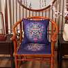 Cushion Cover New Chinese Style linen Blended Retro Pillow Case Cover Living Room Bedroom Sofa Cushion Cover Modern Sample Room Cushion Cover