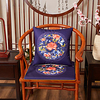 Cushion Cover New Chinese Style Linen Blended Retro Pillow Case Cover Living Room Bedroom Sofa Cushion Cover Modern Sample Room Cushion Cover