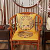 Cushion Cover New Chinese Style Linen Blended Retro Pillow Case Cover Simplicity Living Room Bedroom Sofa Cushion Cover Modern Sample Room Cushion Cover