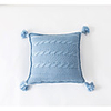 Cushion Cover Nordic Icelandic Wool Tassel Pillow Fashion Soft Outfit With Net Cushion