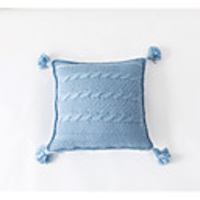 Cushion Cover Nordic Icelandic Wool Tassel Pillow Fashion Soft Outfit With Net Cushion