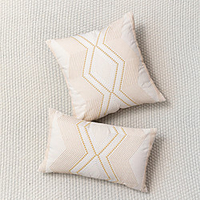 Cushion Cover Nordic Minimalist Geometric Contrast Embroidered Pillowcase miniinthebox