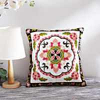 Cushion Cover Retro Fashion High Quality Complex Embroidery Home Office Pillow Case Cover Living Room Bedroom Sofa Cushion Cover