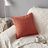 Cushion Cover Simple Modern Solid Colored Super Soft Chenille Pillow Case Cover Living Room Bedroom Sofa Cushion Cover Modern Sample Room Cushion Cover