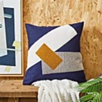 Cushion Cover Texture Fashion Retro Complex Advanced Towel Embroidered Home Office Geometry Pillow Case Cover Living Room Bedroom Sofa Cushion Cover