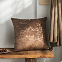 Cushion Cover The New Warm Velvet Iron Gold Solid Colored European Style Simple Pillow Case Cover Living Room Bedroom Sofa Cushion Cover