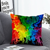 Cushion Cover with Pillow Insert Double Print 38x38cm / 45x45cm Polyester