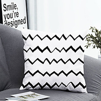 Cushion Cover with Pillow Insert Double Print 38x38cm / 45x45cm Polyester Geometric