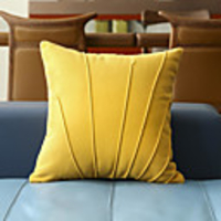 Cushion Cover Woolen fabric Shell Design Soft Decorative Square Throw Pillow Cover Cushion Case Pillowcase for Sofa Bedroom 45 x 45 cm (18 x 18 Inch) Superior Quality Mashine Washable