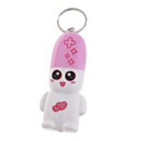 Cut Doll LED Keychain Flashlight