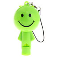 Cut Doll LED Keychain Flashlight With whistle