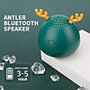 Cute Antlers Speakers Bluetooth Speaker Christmas Gift Mini Wireless Speaker TF Card USB Subwoofer Portable MP3 Music