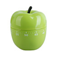 Cute Apple Mechanical Kitchen Timer (60-Minute)