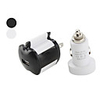 Cute Apple Shaped Car and AC Charger for iPad,  iPhone,  and Cell Phones (US plug,  Assorted Colors)
