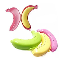 Cute Banana Box Guard Protector Case Container Trip Outdoor Lunch Storage Holder miniinthebox