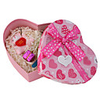 Cute Bare and Wraped Lolipop Towel Valentine/Party​/Wedding Gift with A Loving Heart Shaped Box