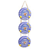 Cute Basketball Shaped Photo Frame-Blue(Hold 3 Photos)