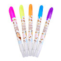 Cute Bear Couple Glitter Pen (5-Pack)