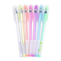 Cute Bear Couple Glitter Pen (7-Pack)