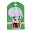 Cute Boy Travel Tag (Green)