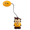Cute Cartoon Appearance LED Super Capacity Desk Lamp Orange