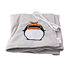 Cute Cartoon Pattern USB Far-infrared Heating Blanket - Grey (Penguin )