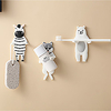 Cute Cartoon Robe Hooks, Punch Free Refrigerator Hook Wall Creative Kitchen Bathroom Animal Adhesive Hook miniinthebox