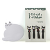Cute Cat Shaped Multi Color Self Adhesive Sticky Note Pads
