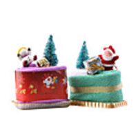 Cute Christmas Style Roll-Up Cotton Towel-White Green or Pink Purple